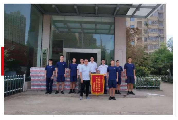 龍勝管走進消防大隊慰問我們“最可愛的人”，共續(xù)軍民魚水情